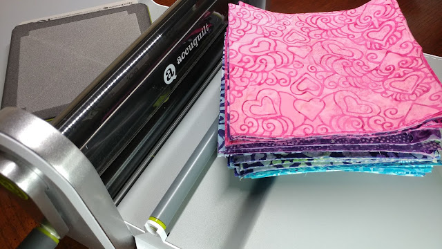 Using an AccuQuilt cutter