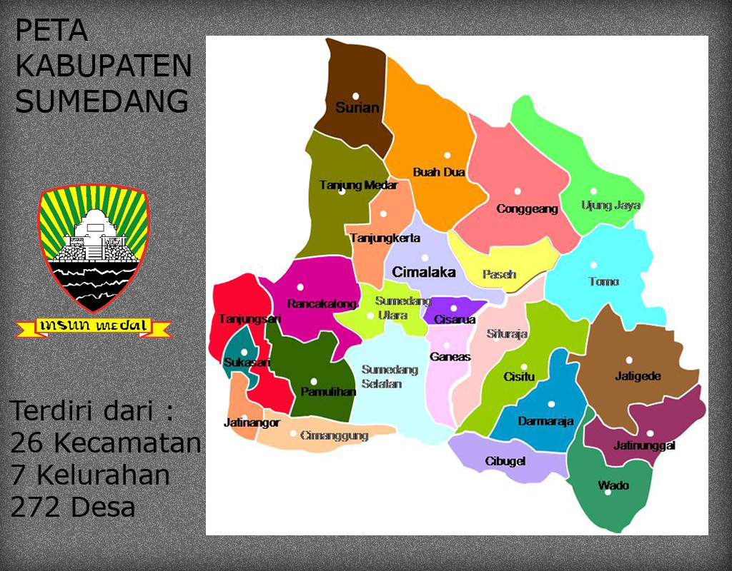 Peta Kabupaten Sumedang Galeri Industri Sumedang