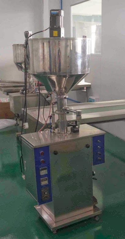 heating mixing filling machine semi auto mixer filler heating system for thick high viscosity cream