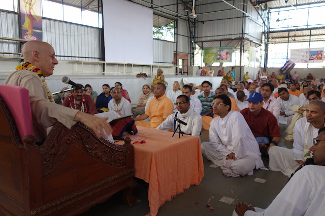 Srimad Bhagavatam Lecture--5 April 2015--ISKCON Vrindavana - 2