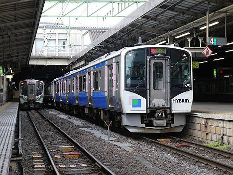 仙石東北ライン　HB-E210系3　特別快速　石巻行き