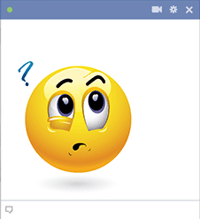 Facebook Emoticon with Question