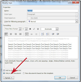 How To Adjust The Paragraph Settings Of A Style In MS Word