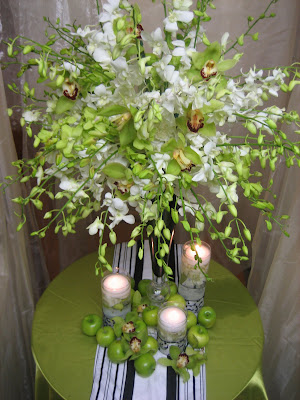 This is the sample centerpiece for an upcoming wedding