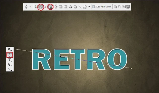 Cara Membuat Edit Tulisan Retro Keren dengan Photoshop