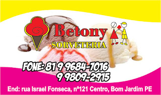 sorveteria Bom Jardim PE 13/06/2019