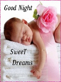 Good Night Sweet Dreams Baby Girl Photo