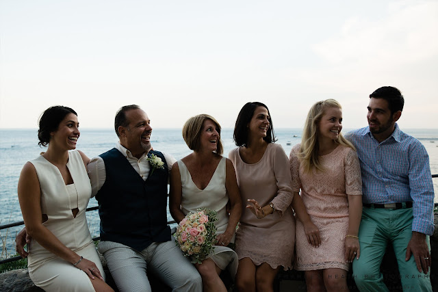 Family portrait in Positano