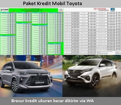 brosur kredit mobil toyota prabumulih