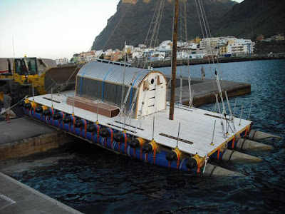 85-Year-Old British Sailor, Crosses Atlantic On A Homemade Raft Seen On www.coolpicturegallery.us