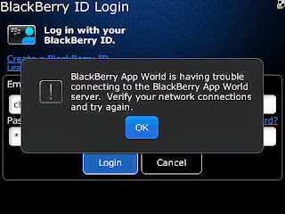 Masalah Eror Login Blackberry World Dan Cara Mengatasinya