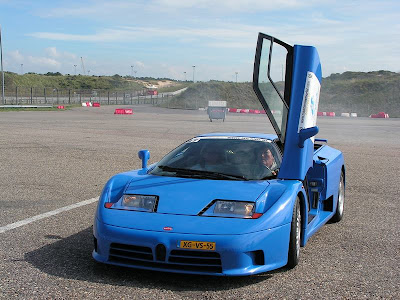 the Lamborghini Countach LCC Rocket and this stunning Bugatti EB110