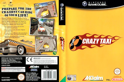 Jogo Crazy Taxi GC DVD Capa