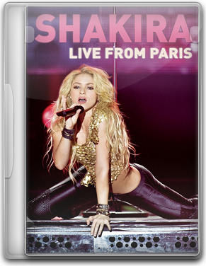 Capa Shakira: Live from Paris   DVDRip (2011)