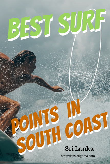 Best Surf Points in South Coast of Sri Lanka Pinterest