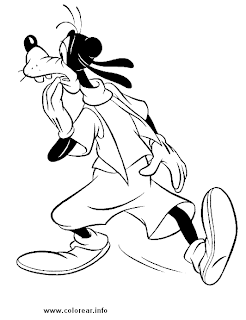 goofy disney coloring pages for kids