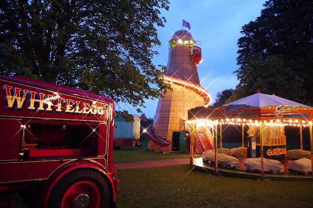 Carters Steam Fair at night