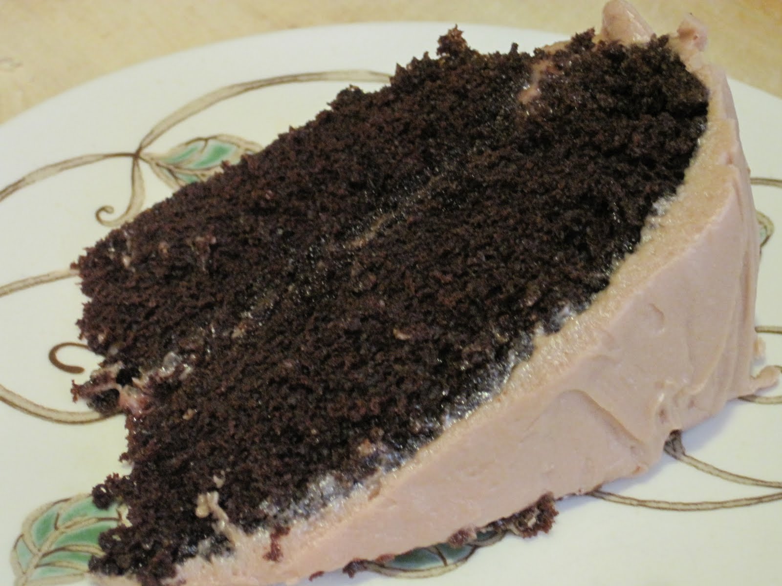 chocolate cake with cream cheese frosting Chocolate Cake with Milk Chocolate Cream Cheese Frosting