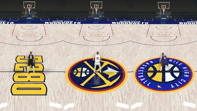 NBA 2K24 Denver Nuggets 2024 Court Pack V2