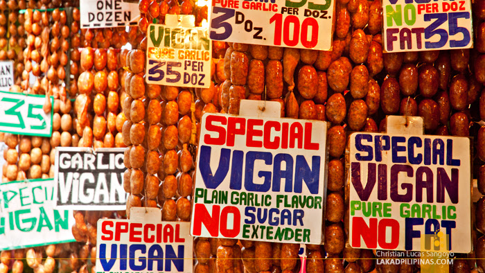 Longanisa Galore at the Baguio City Public Market