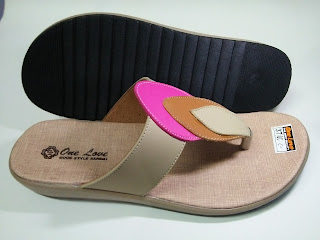 Grosir sandal cewek HS japit tunas  sandal kulit sintetis 100% Original / Asli Tasik