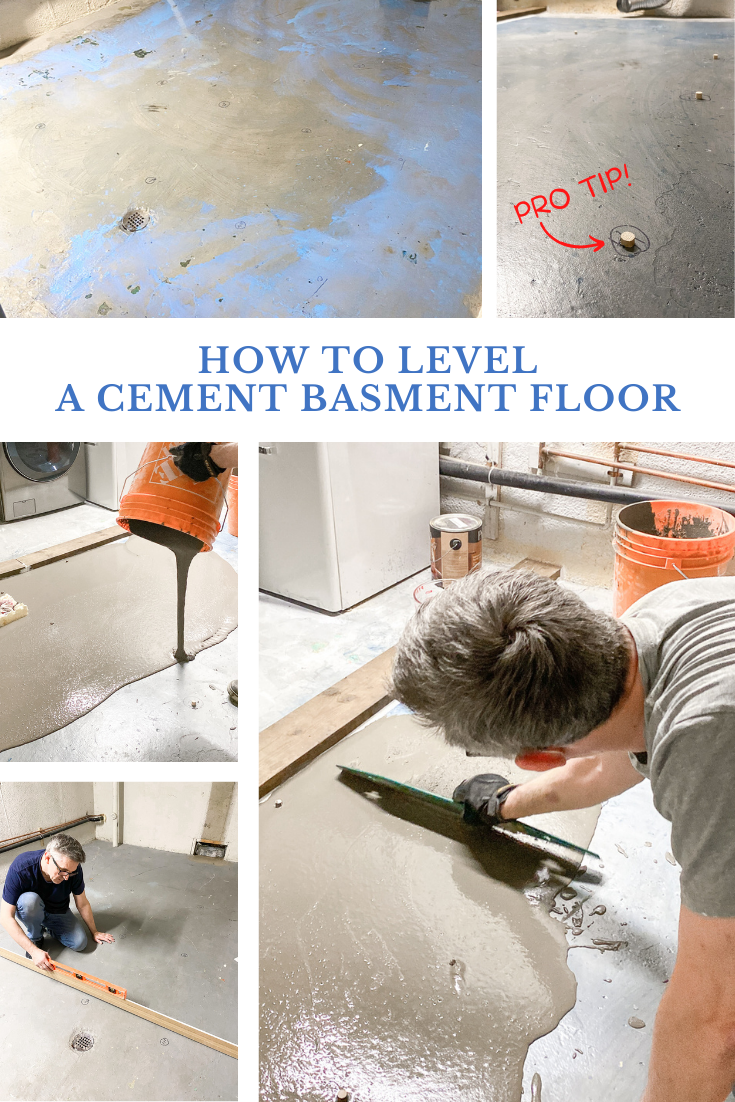 how to level cement basement bloor, level concrete floor, self leveling cement