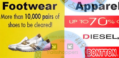 Footwear & Apparel Branded Sale @ Sri Petaling