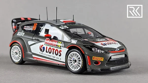 Zdjęcie modelu 1:43 Spark Ford Fiesta RS WRC, Rallye Monte Carlo 2015, Robert Kubica / Maciej Szczepaniak