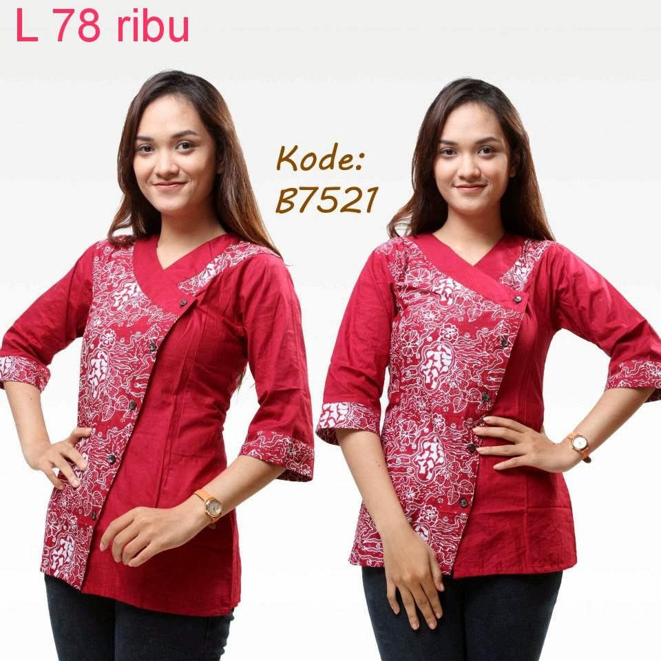 Model Baju Batik Untuk Kerja Kantor Model Baju Batik