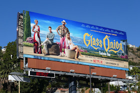 Glass Onion Knives Out billboard