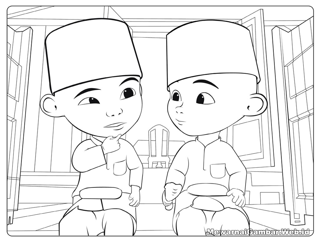 Free coloring pages of boboi boy