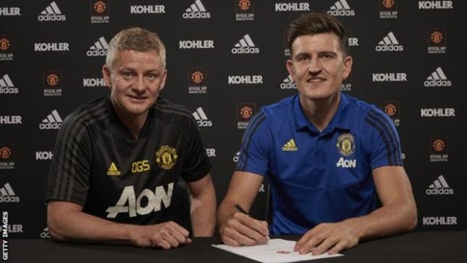 BIGNEWS! Man United Announce Signing Of Harry Maguire