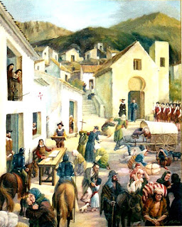 Los moriscos son expulsados de ciudades y aldeas. En el Reino de Valencia, suponían un tercio de la población.