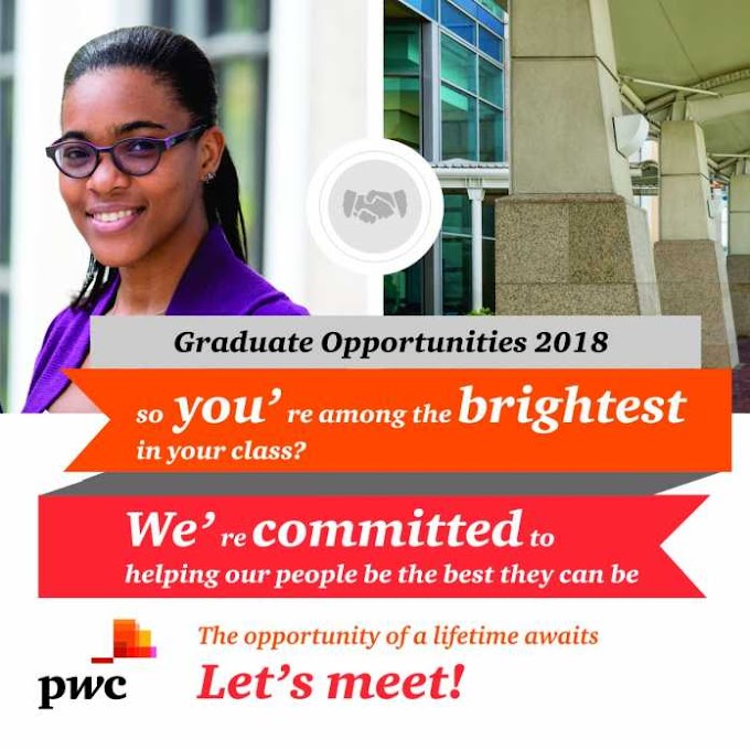 2018 PricewaterhouseCoopers (PwC) Nigeria Graduate Recruitment 