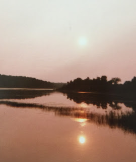 Beautiful Sunset from where I grew up on the Forest Lake River, Ontario