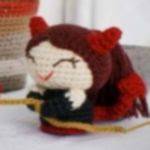 patron gratis demonio amigurumi | free amiguru pattern demon 