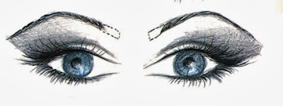 макияж для близко посаженных глаз, схема 4