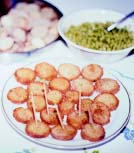 Fried Gabi with Peanut Powder