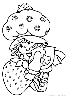 Strawberry Shortcake Coloring Pages