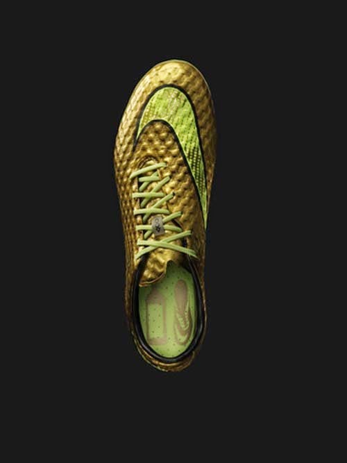 Nike gold Hypervenom football boots special edition Neymar JR