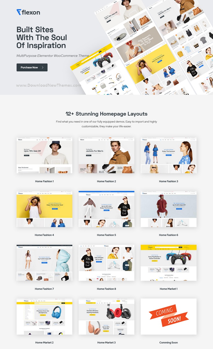 Fashion, Electronics, Market WooCommerce Theme