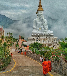 The beautiful temple On A Glass Cliff, "Wat Pha Sorn Kaew", Khao Kho, Petchabun