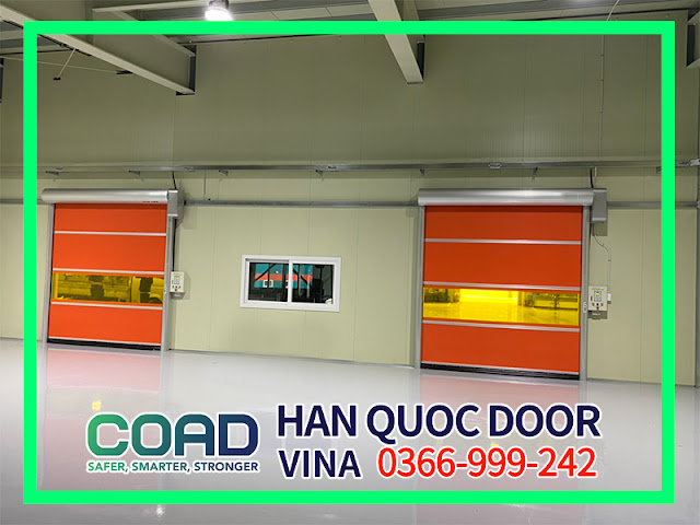 cửa cuốn công nghiệp, cửa cuốn hàn quốc, cửa cuốn tốc độ cao