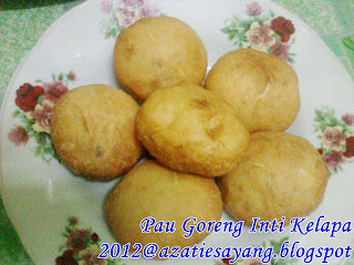 Azatiesayang♥♥: Pau Goreng Inti Kelapa