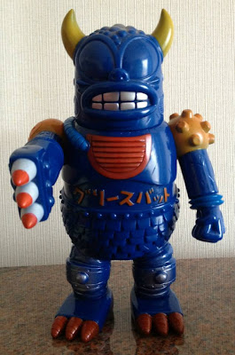 San Diego Comic-Con 2013 Exclusive Blue Painted Mecha Greasebat Vinyl Figure by Jeff Lamm