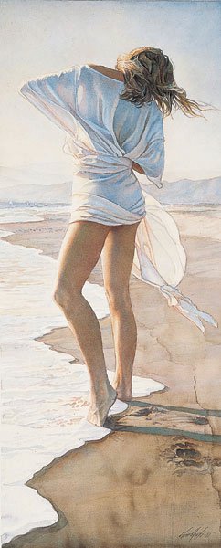 American Watercolor painter-"Steve Hanks" 1949