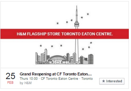 H&M Home Grand Reopening Toronto Eaton Centre Up To $500 Off Your Purchase