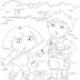 Desenhos para Colorir - Dora