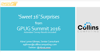 Hey Collins, can I get a link to your Summit 2016 webcast?