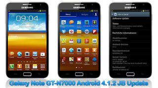 Samsung Galaxy Note GT-N7000 to Android 4.1.2